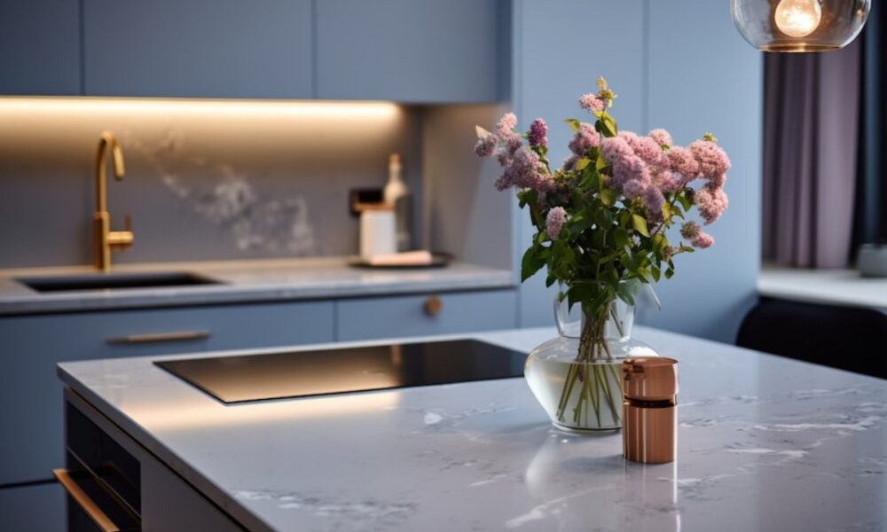 Quartz Countertops in Kitchen