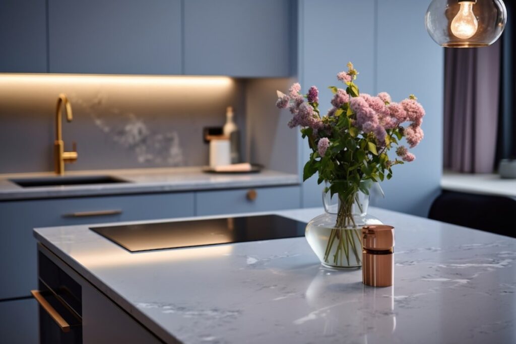 Quartz Countertops in Kitchen