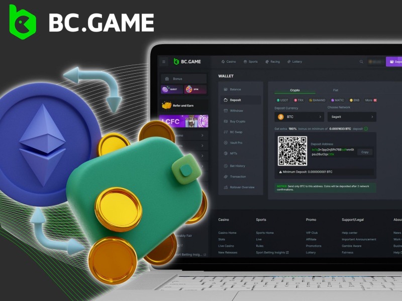 Cryptocurrency at BC Game Casino