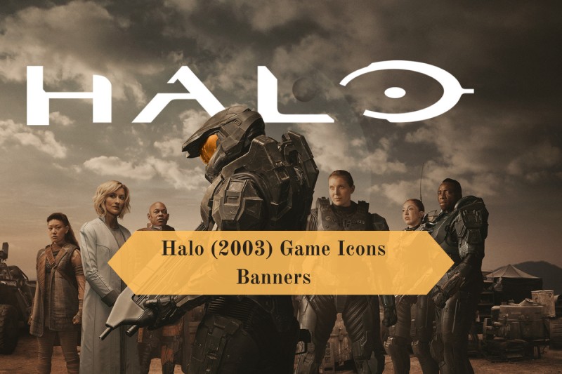 Halo (2003) Game Icons Banners