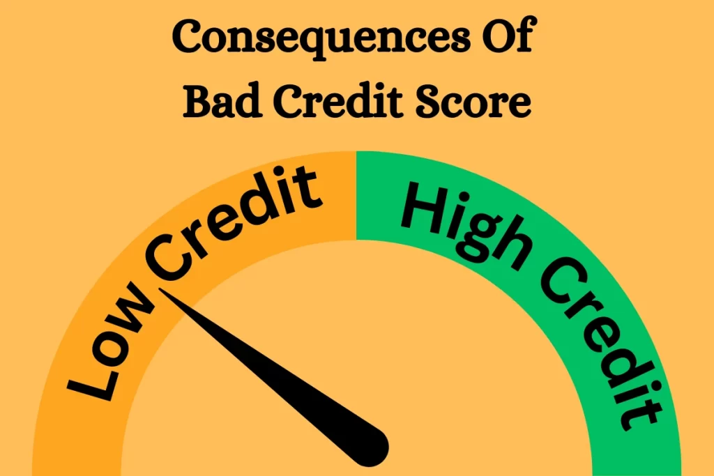 Consequences Of Bad Credit Score